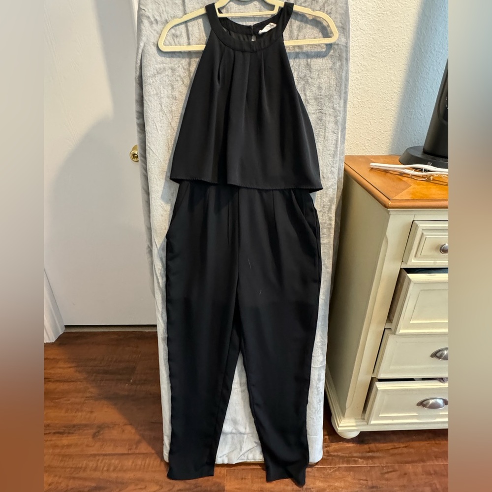 Altard State Black Halter Pant Jumpsuit